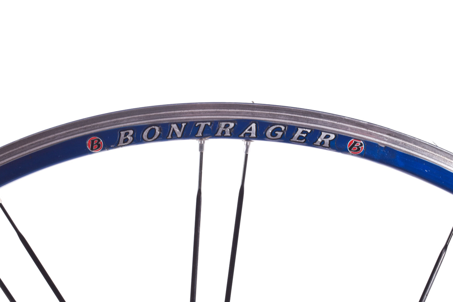 USED Bontrager Race Lite 700C Blue Alloy Road Wheelset Quick Release Rim Brake 8/9/10 Speed Shimano HG