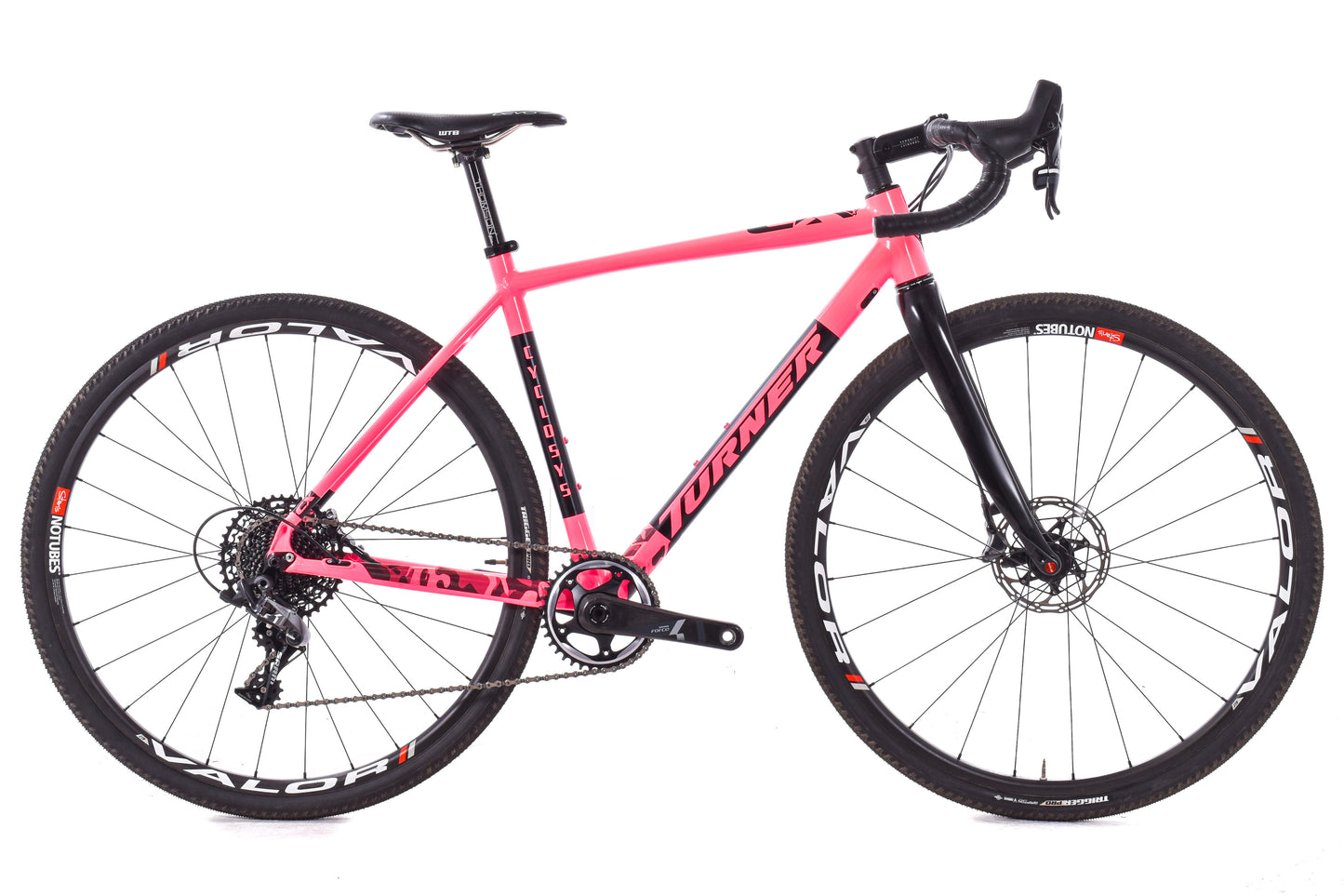 USED Turner Cyclosys 52cm Aluminum Cyclocross / Gravel Bike SRAM Force 1x11 Pink/Black
