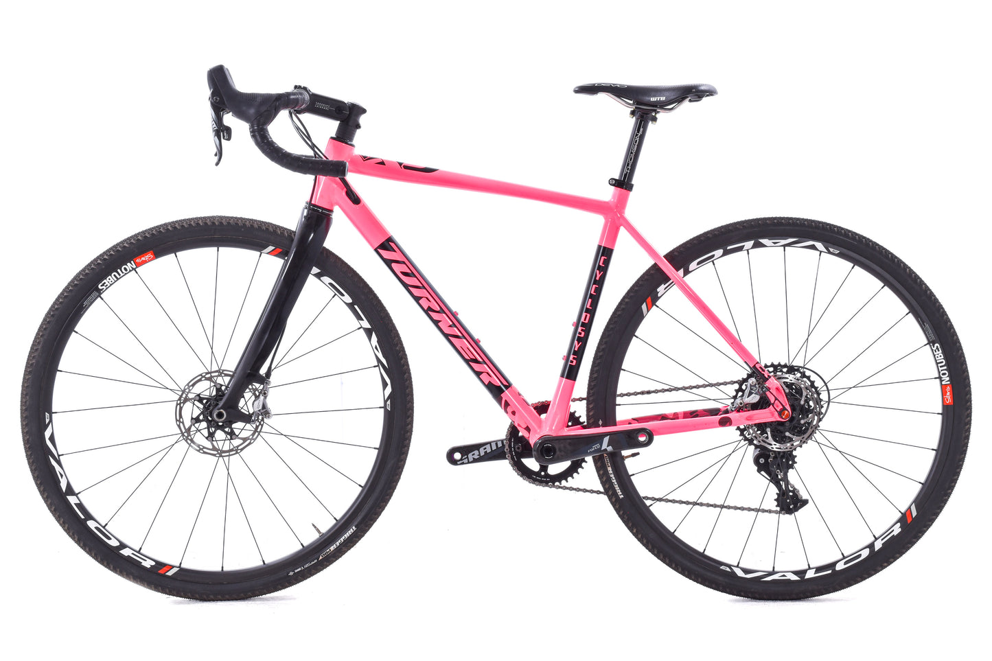 USED Turner Cyclosys 52cm Aluminum Cyclocross / Gravel Bike SRAM Force 1x11 Pink/Black