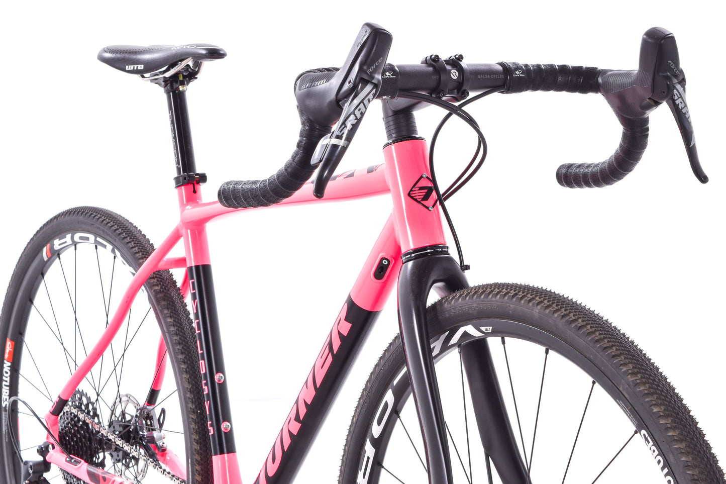 USED Turner Cyclosys 52cm Aluminum Cyclocross / Gravel Bike SRAM Force 1x11 Pink/Black