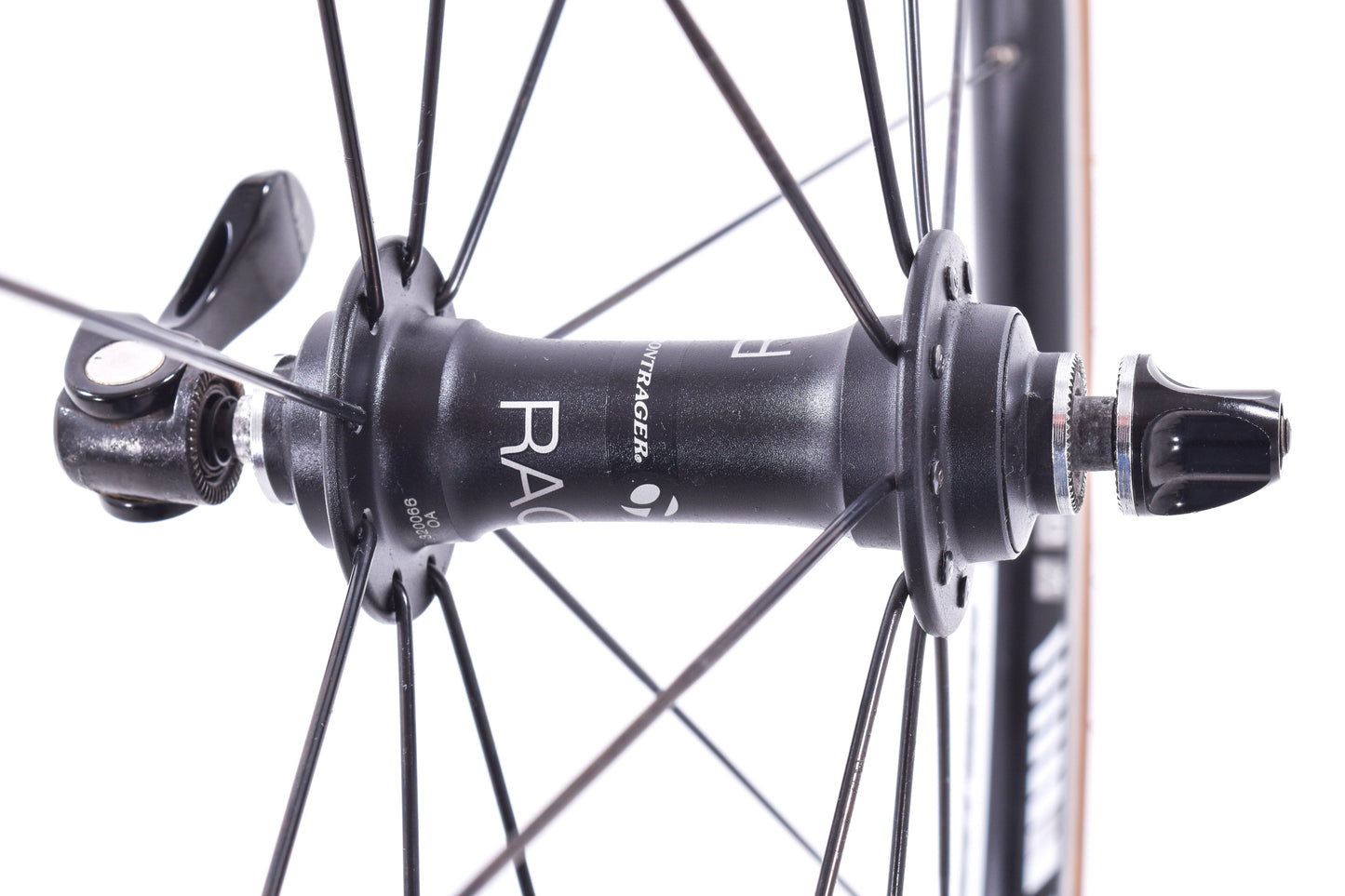USED Bontrager Race 700C Road Front Wheel Alloy Tubeless Rim Brake Quick Release