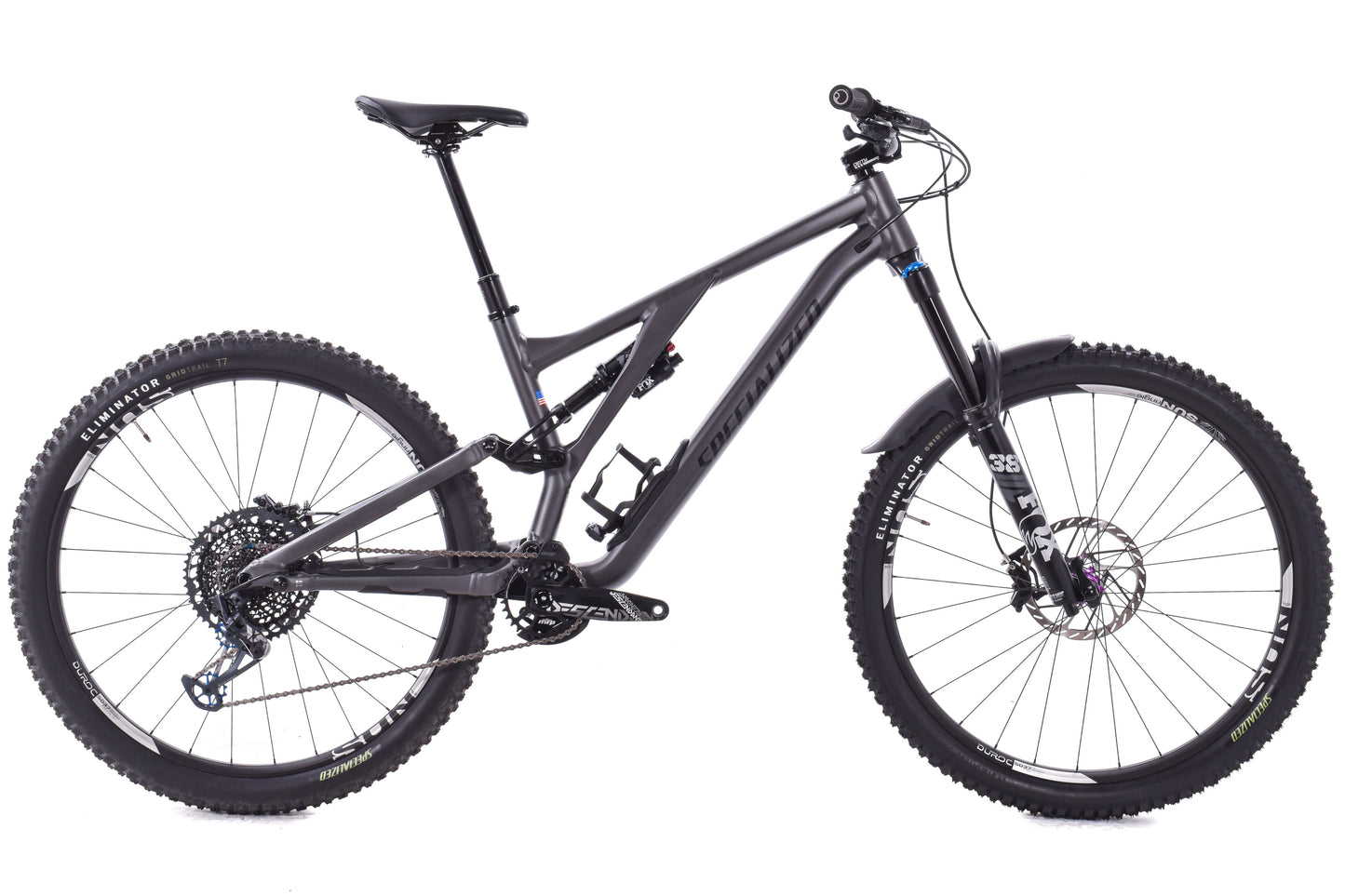 USED Specialized Stumpjumper EVO Custom S5 Alloy Full Suspension Mountain Bike SRAM X01 Eagle Fox 38