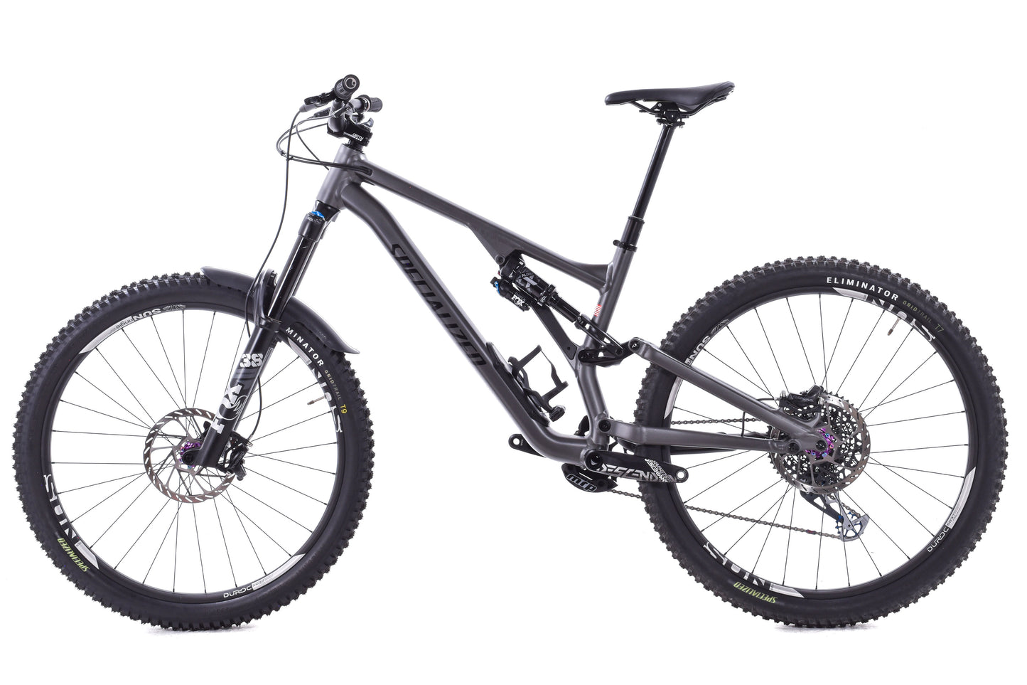 USED Specialized Stumpjumper EVO Custom S5 Alloy Full Suspension Mountain Bike SRAM X01 Eagle Fox 38