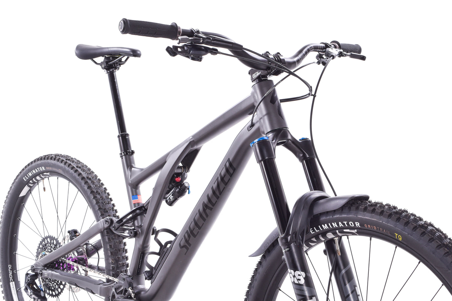 USED Specialized Stumpjumper EVO Custom S5 Alloy Full Suspension Mountain Bike SRAM X01 Eagle Fox 38