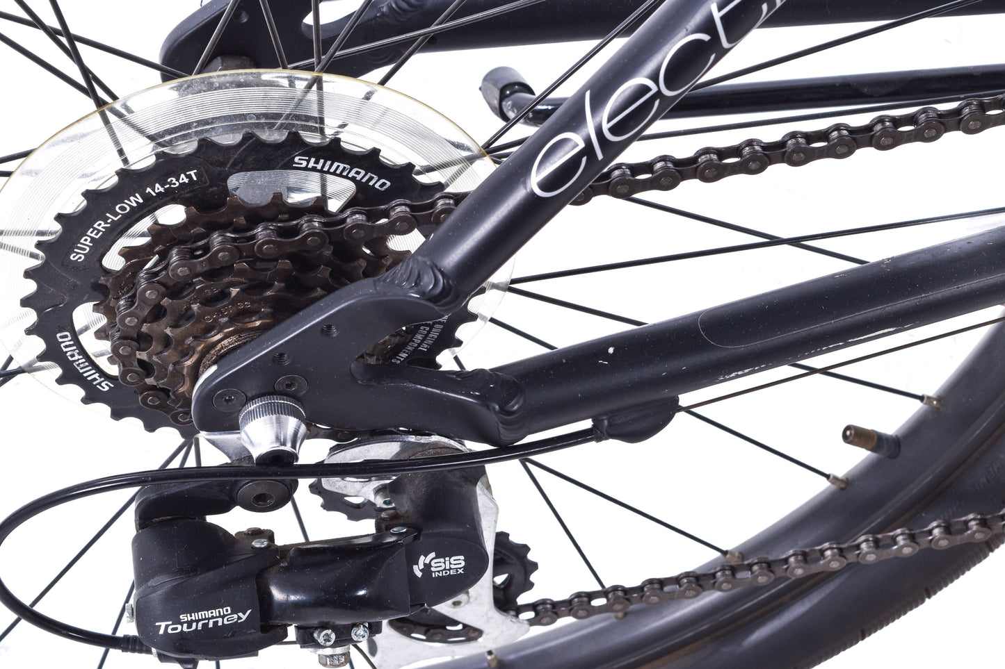 USED Electra Townie 21D Beach Cruiser Black Shimano 3x7 Front Suspension