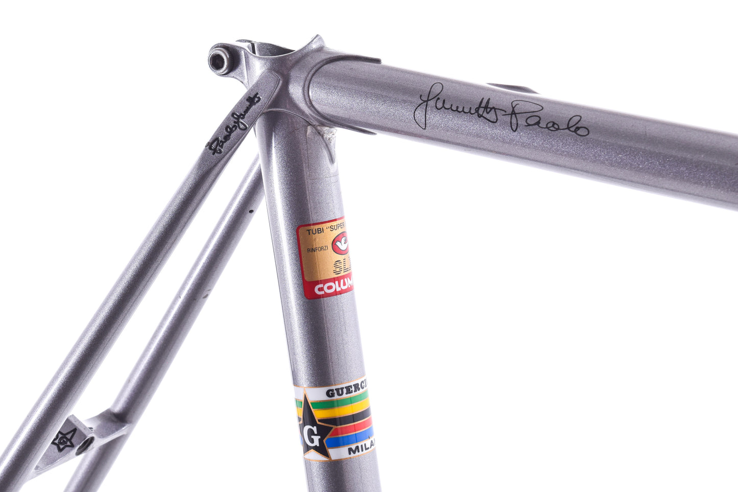 USED Vintage Guerciotti 58cm Road Bike Frame Columbus SLX Lugged Steel Joe Bell Re-Paint