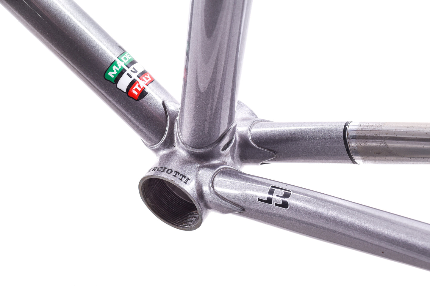 USED Vintage Guerciotti 58cm Road Bike Frame Columbus SLX Lugged Steel Joe Bell Re-Paint