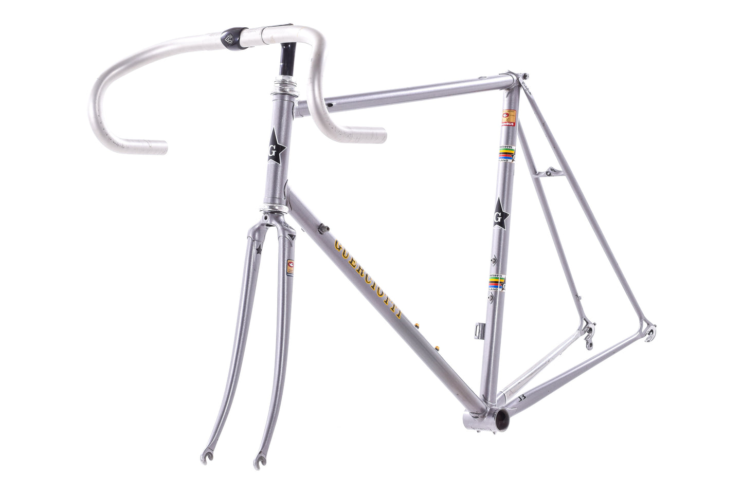 USED Vintage Guerciotti 58cm Road Bike Frame Columbus SLX Lugged Steel Joe Bell Re-Paint