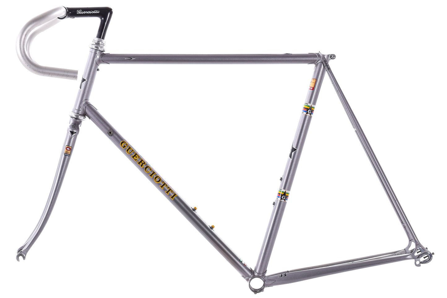 USED Vintage Guerciotti 58cm Road Bike Frame Columbus SLX Lugged Steel Joe Bell Re-Paint