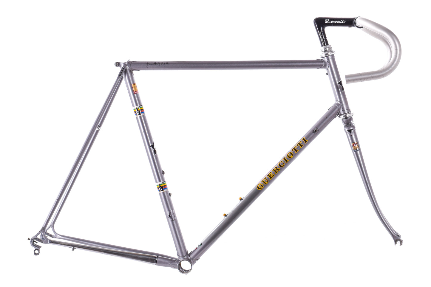 USED Vintage Guerciotti 58cm Road Bike Frame Columbus SLX Lugged Steel Joe Bell Re-Paint