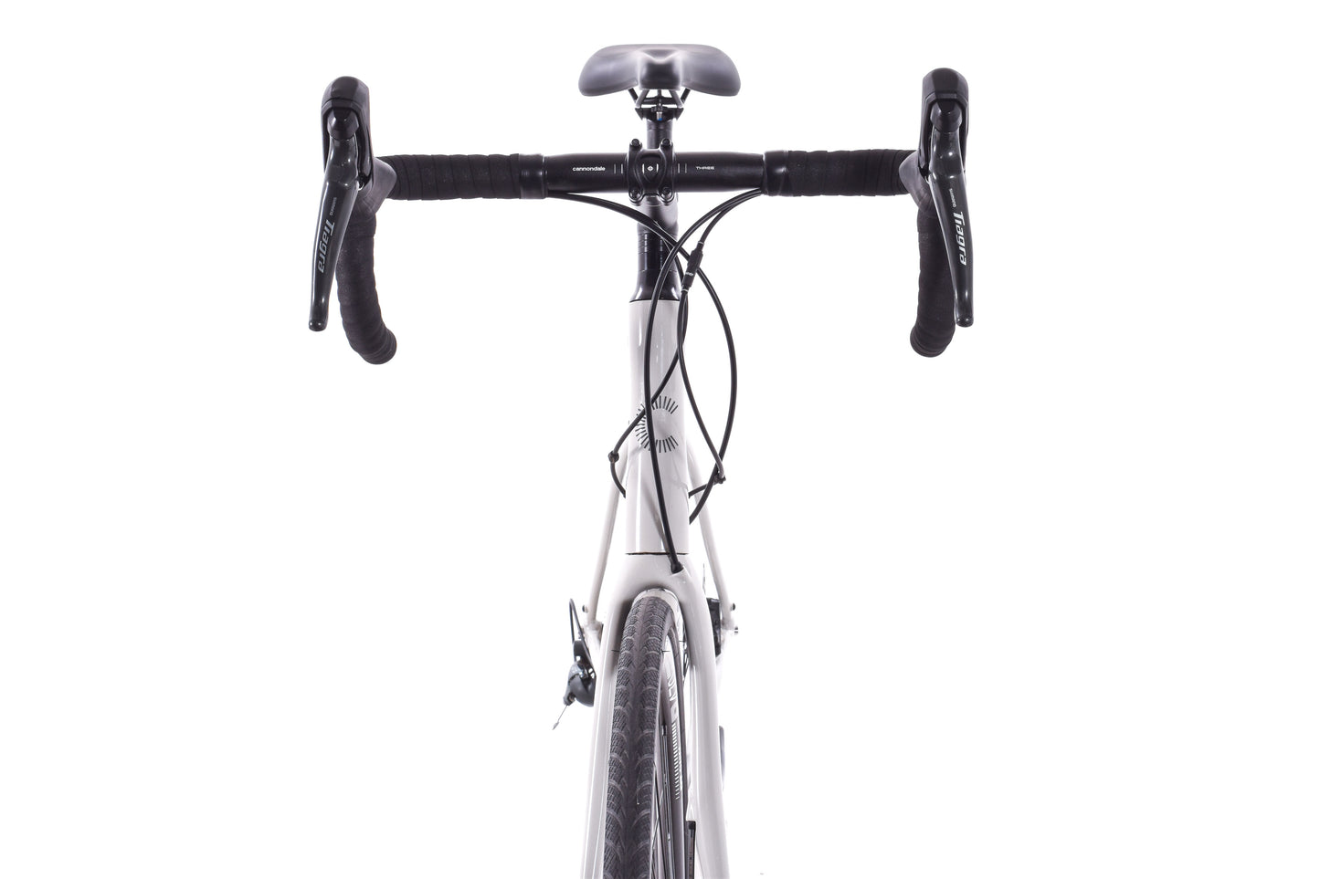 USED Cannondale Synapse AL2 Disc 58cm Road Bike Shimano Tiagra 2x10 speed White