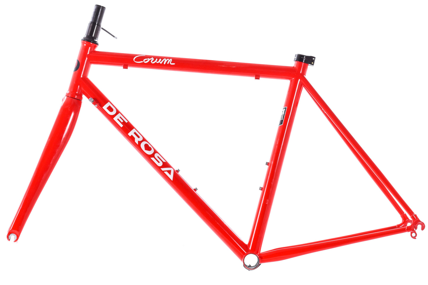 USED De Rosa Corum Road Steel Frame with Carbon Fork 48(s) cm Rim Brake Black Label