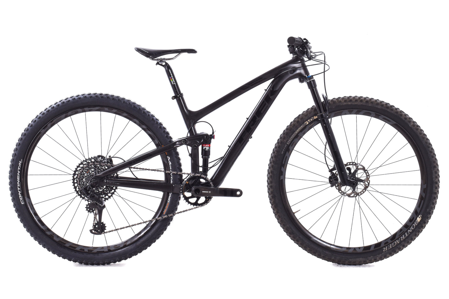 USED 2018 Trek Top Fuel 9.8 Full Suspension Carbon Mountain Bike SRAM Eagle 1x12 FOX