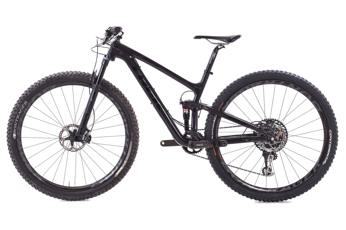 USED 2018 Trek Top Fuel 9.8 Full Suspension Carbon Mountain Bike SRAM Eagle 1x12 FOX