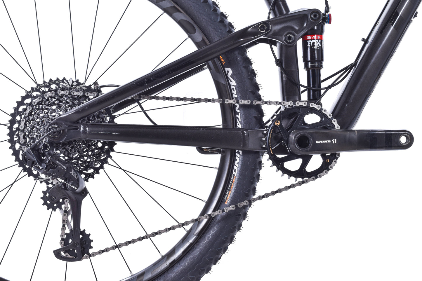 USED 2018 Trek Top Fuel 9.8 Full Suspension Carbon Mountain Bike SRAM Eagle 1x12 FOX