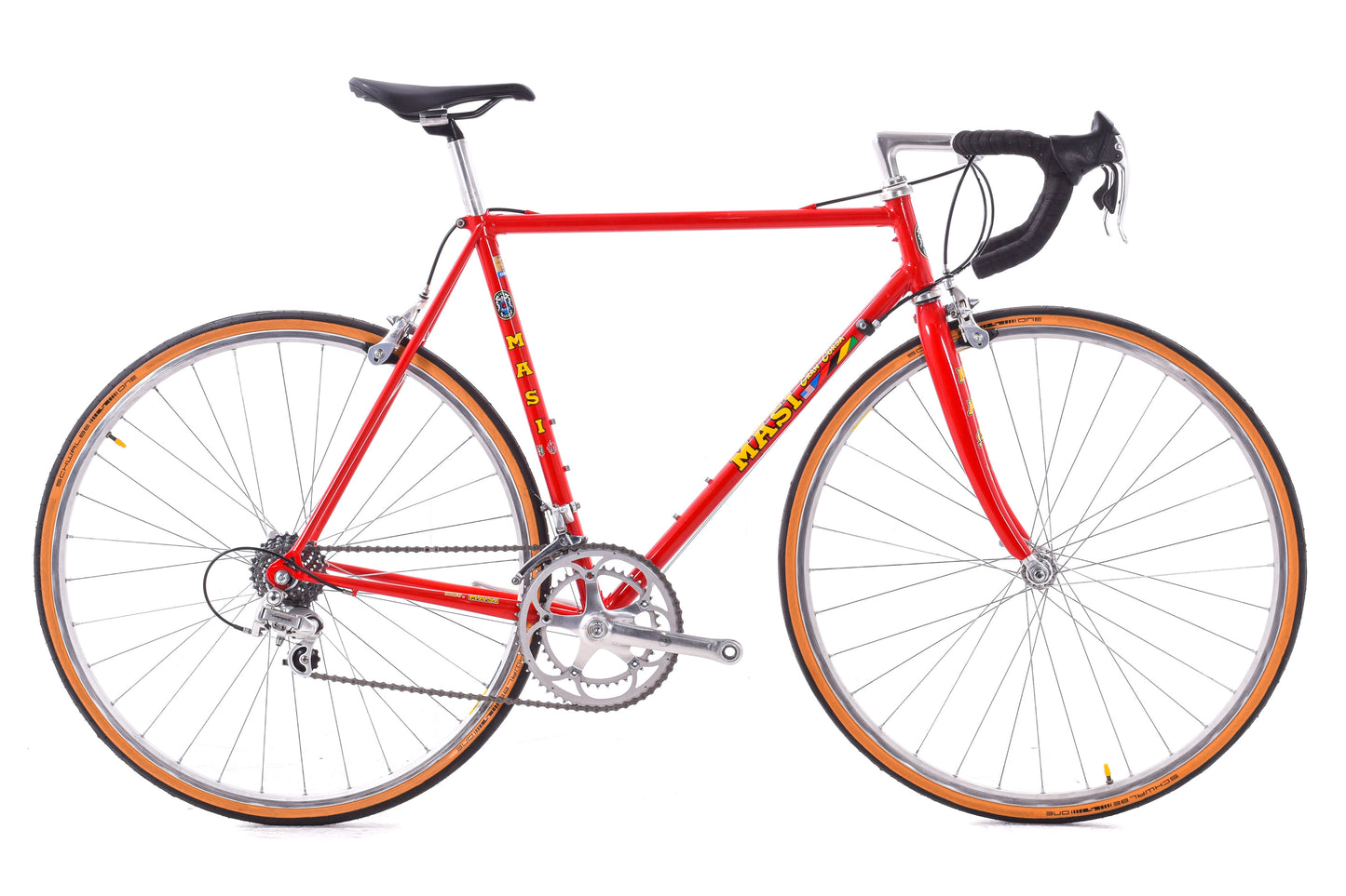USED Vintage 1990/91 Masi Gran Corsa Lugged Columbus Steel 56cm Road Bike Campagnolo 2x8 speed