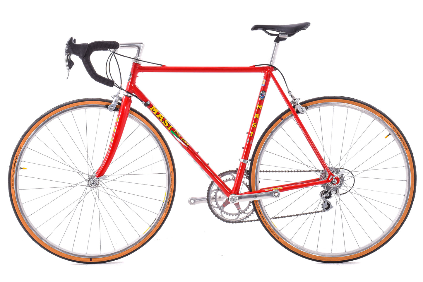 USED Vintage 1990/91 Masi Gran Corsa Lugged Columbus Steel 56cm Road Bike Campagnolo 2x8 speed