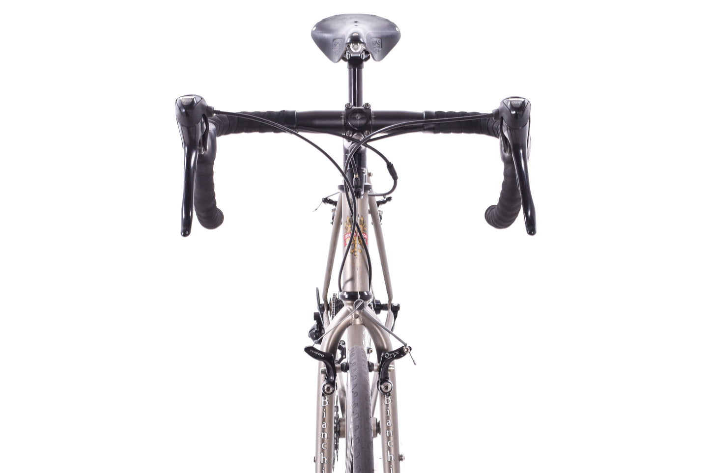 USED Bianchi Lupo Steel Road Bike 55cm Shimano 3X9 Cantilever Brakes