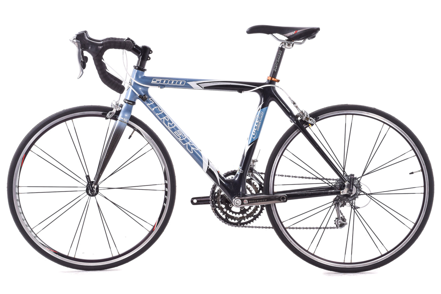 USED 2005 Trek 5000 OCLV Carbon Road Bike 48cm 650C Wheels Shimano 105/Ultegra 3x9 Triple Made in USA