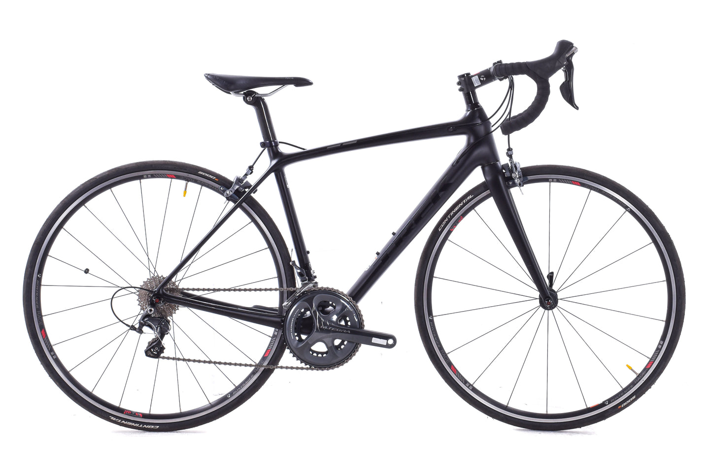 USED 2016 Trek Emonda SL6 H2 52cm Carbon Road Bike Shimano Ultegra 2x11 speed Rim Brake Black
