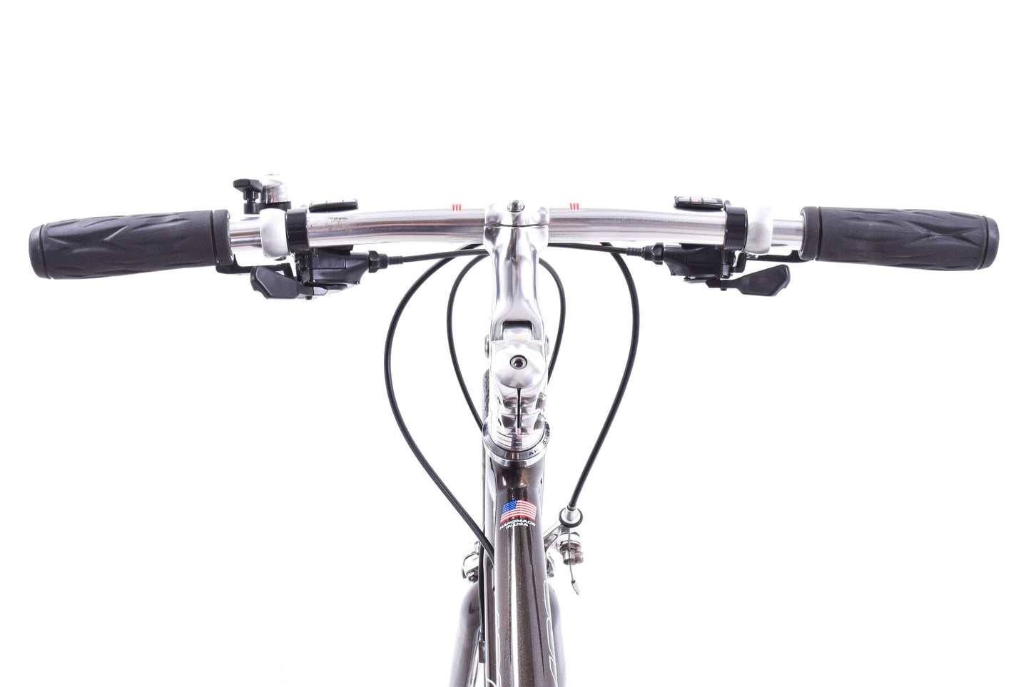 USED 2004 Cannondale 400 56cm Aluminum Flat Bar Road/Hybrid Bike 3x8 speed Made in USA Brown Sparkle