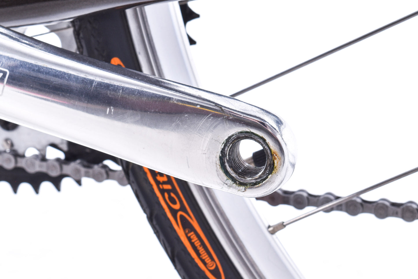 USED 2004 Cannondale 400 56cm Aluminum Flat Bar Road/Hybrid Bike 3x8 speed Made in USA Brown Sparkle