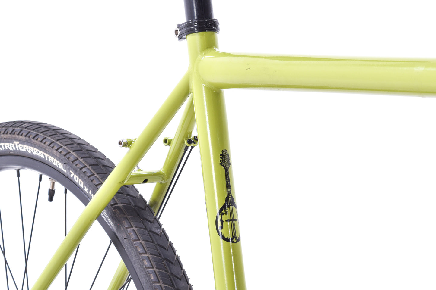 USED Surly Disc Trucker 60cm Steel Touring Bike Shimano 3x9 speed Bar End Shifters Green