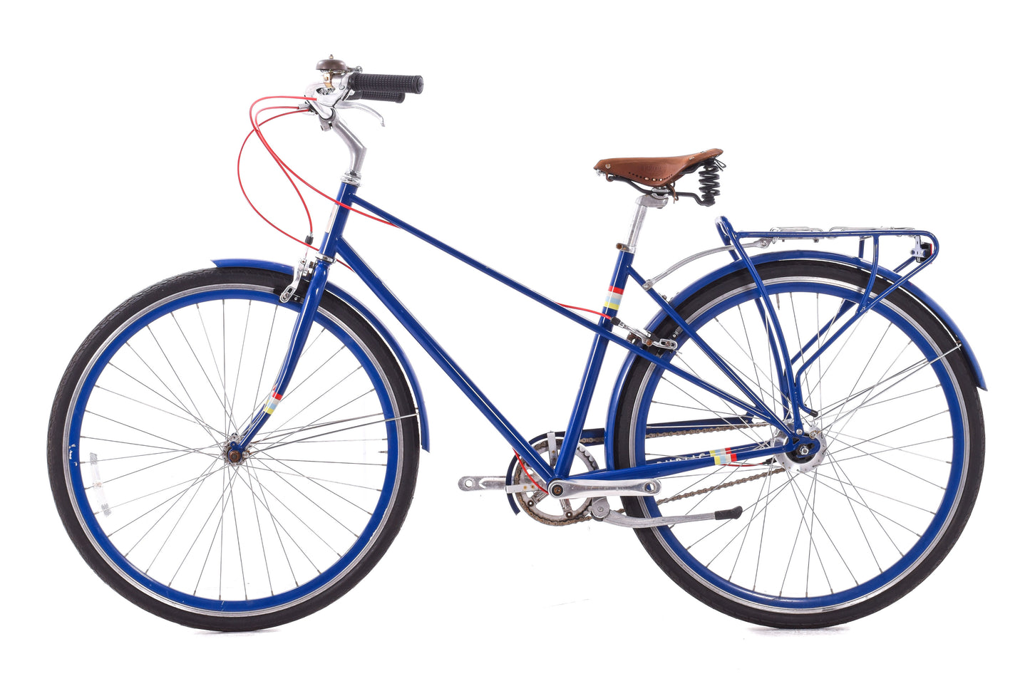 USED Public Mixte M7i Dutch Style Commuter Bike Blue 7 speed Nexus Internal Hub