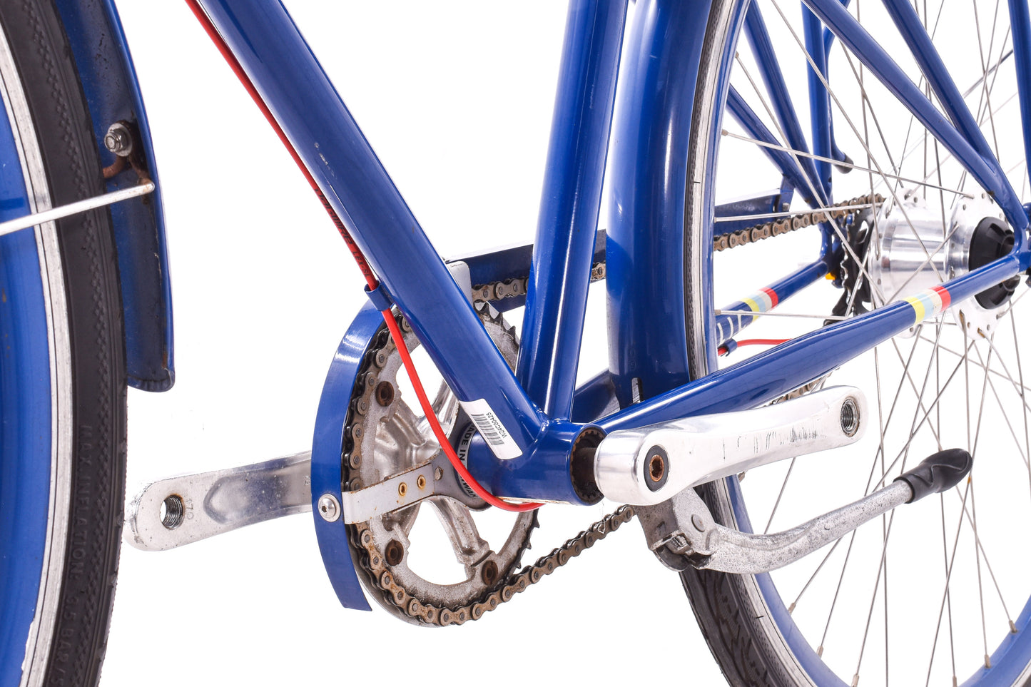 USED Public Mixte M7i Dutch Style Commuter Bike Blue 7 speed Nexus Internal Hub