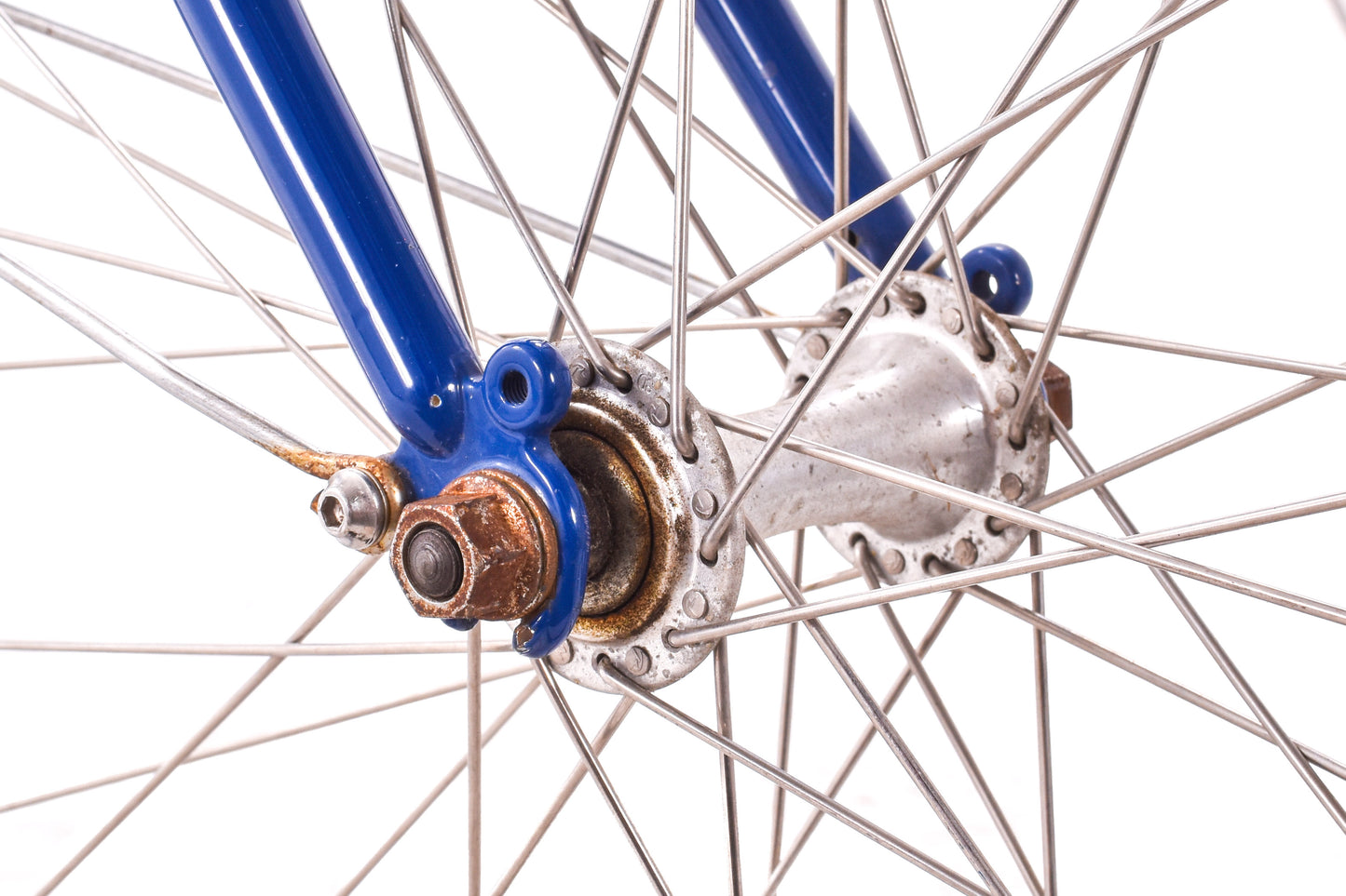 USED Public Mixte M7i Dutch Style Commuter Bike Blue 7 speed Nexus Internal Hub