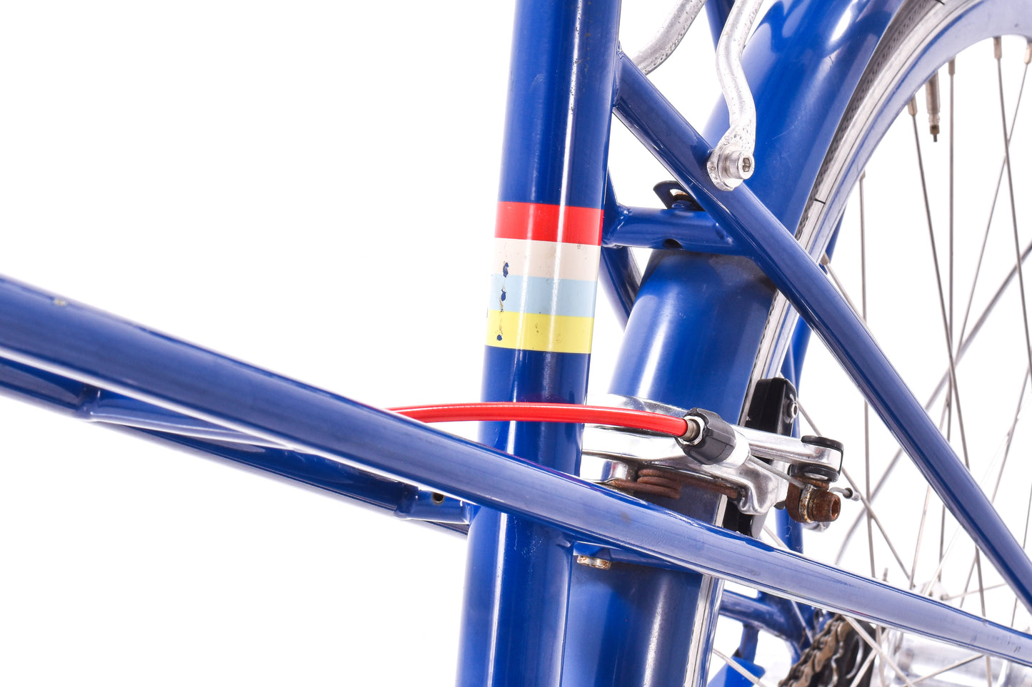USED Public Mixte M7i Dutch Style Commuter Bike Blue 7 speed Nexus Internal Hub