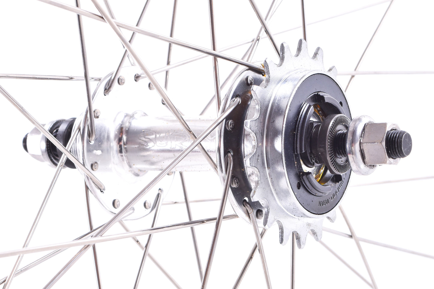 USED Salsa Delgado Cross 700C 32H Wheelset w/ Surly Single Speed / Fixed Gear Hubs Silver