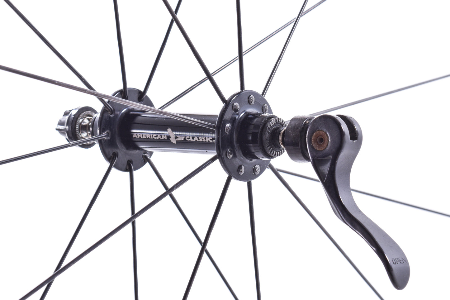 USED American Classic CR-420 700C Alloy Road Wheelset Quick Release Rim Brake 10 speed Shimano HG