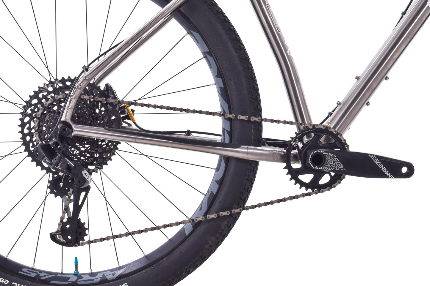 USED Jones LWB Plus Diamond Titanium Bike w/ Truss Fork Medium SRAM GX Eagle 1x12 29" Bike Packing