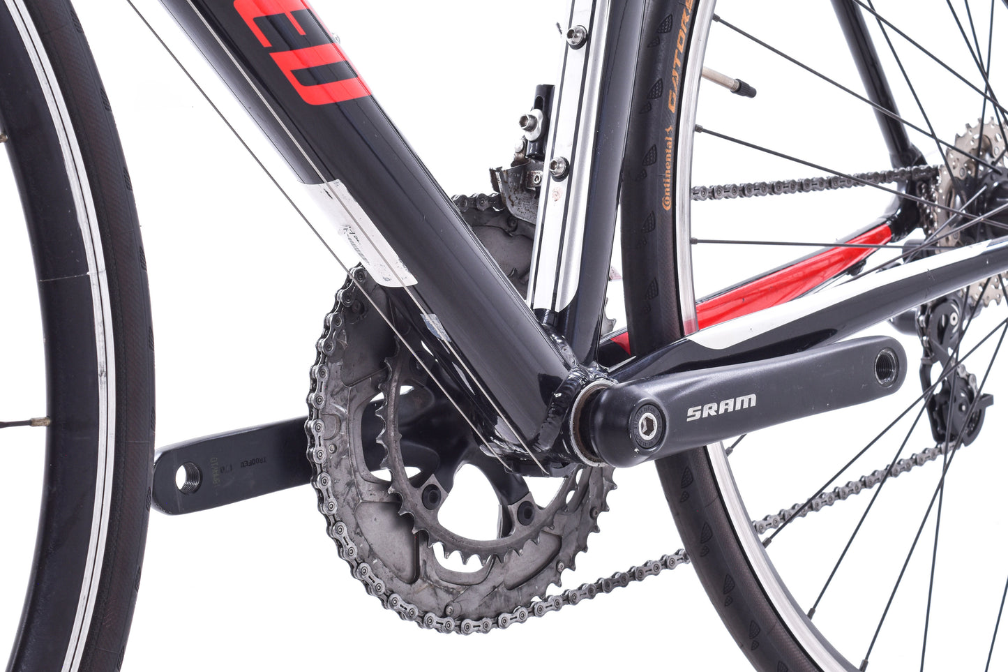 USED Specialized Allez E5 Small Road Bike Aluminum w/ Carbon Fork SRAM Apex 2x10 speed Black/Red