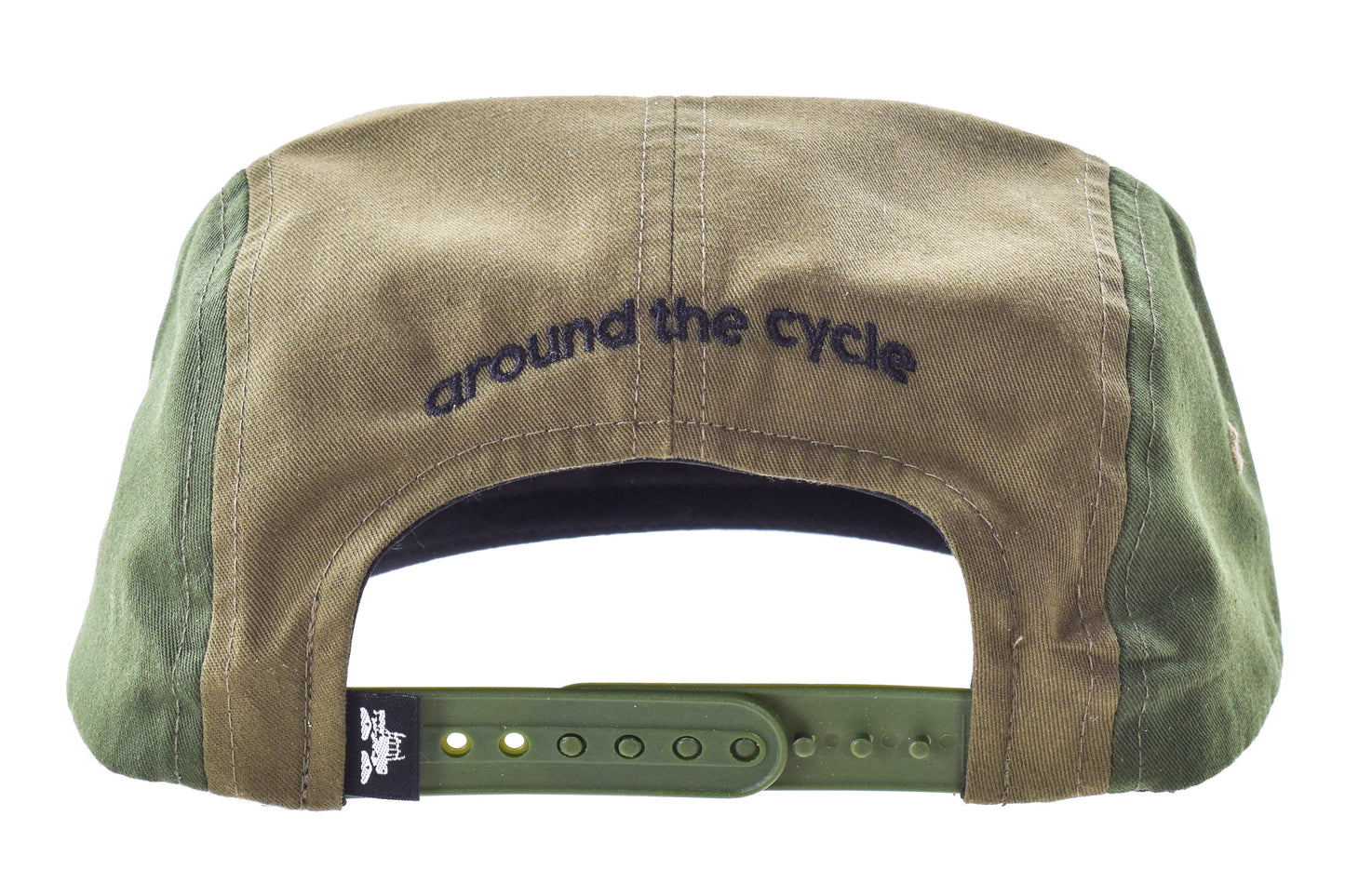 NEW Around the Cycle Logo Five Panel Camp Hat