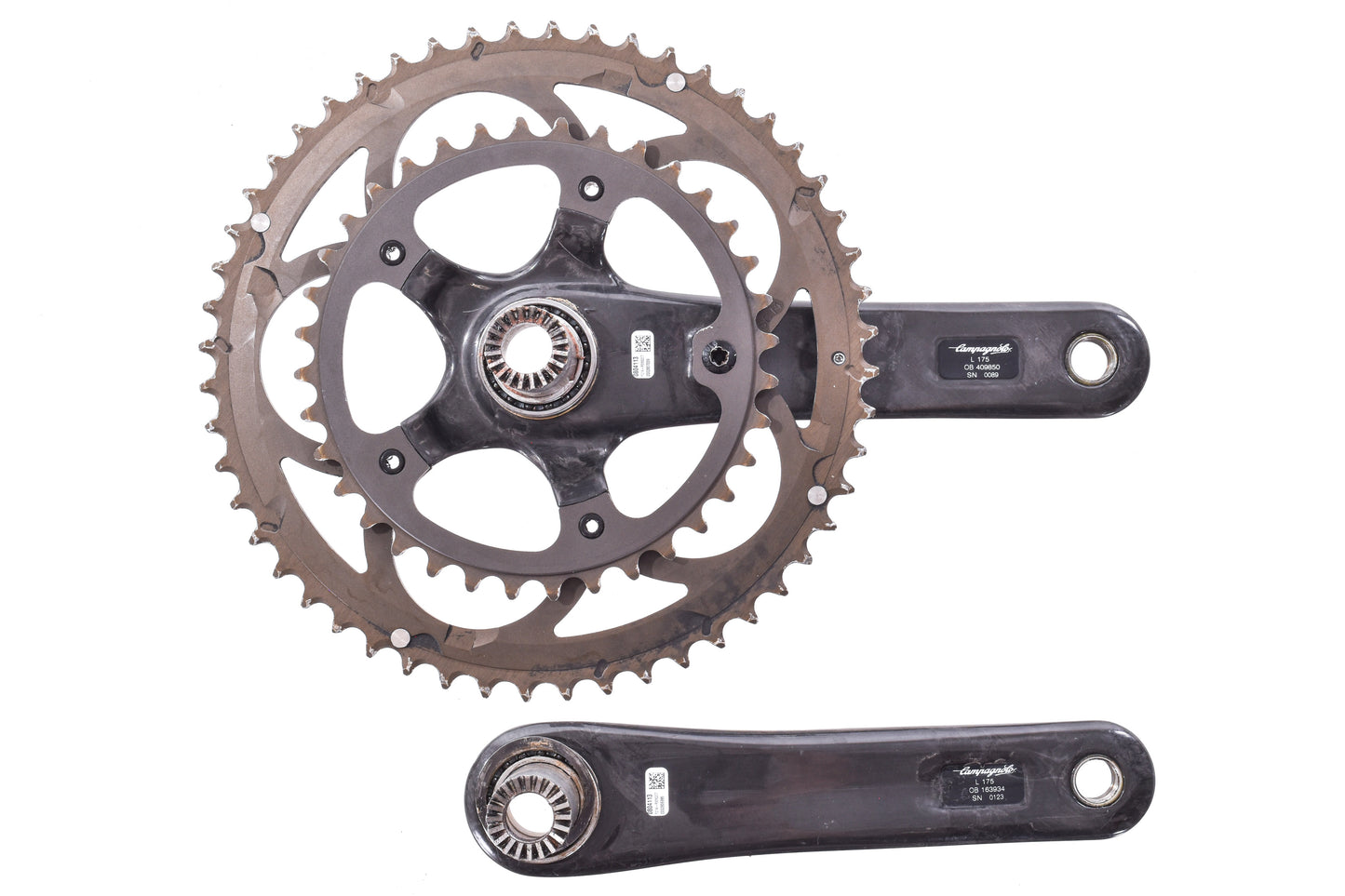 USED Campagnolo Super Record RS 2x11 Pro Team Special Edition Rim Brake Mechanical Road Groupset 175mm 52/36T Crank