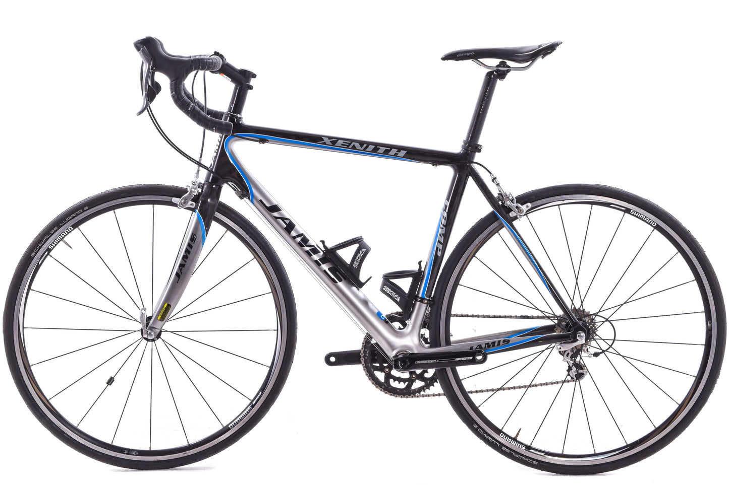 USED 2008 Jamis Xenith Comp 56cm Carbon Road Bike Shimano 105/Ultegra 2x10 speed Rim Brake