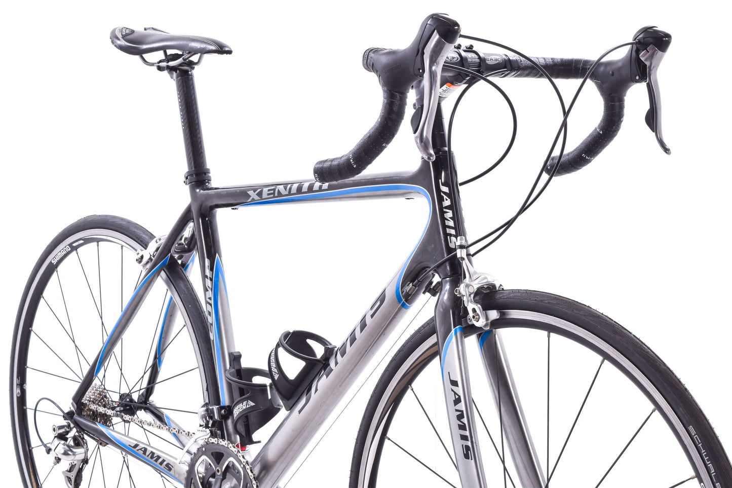 USED 2008 Jamis Xenith Comp 56cm Carbon Road Bike Shimano 105/Ultegra 2x10 speed Rim Brake