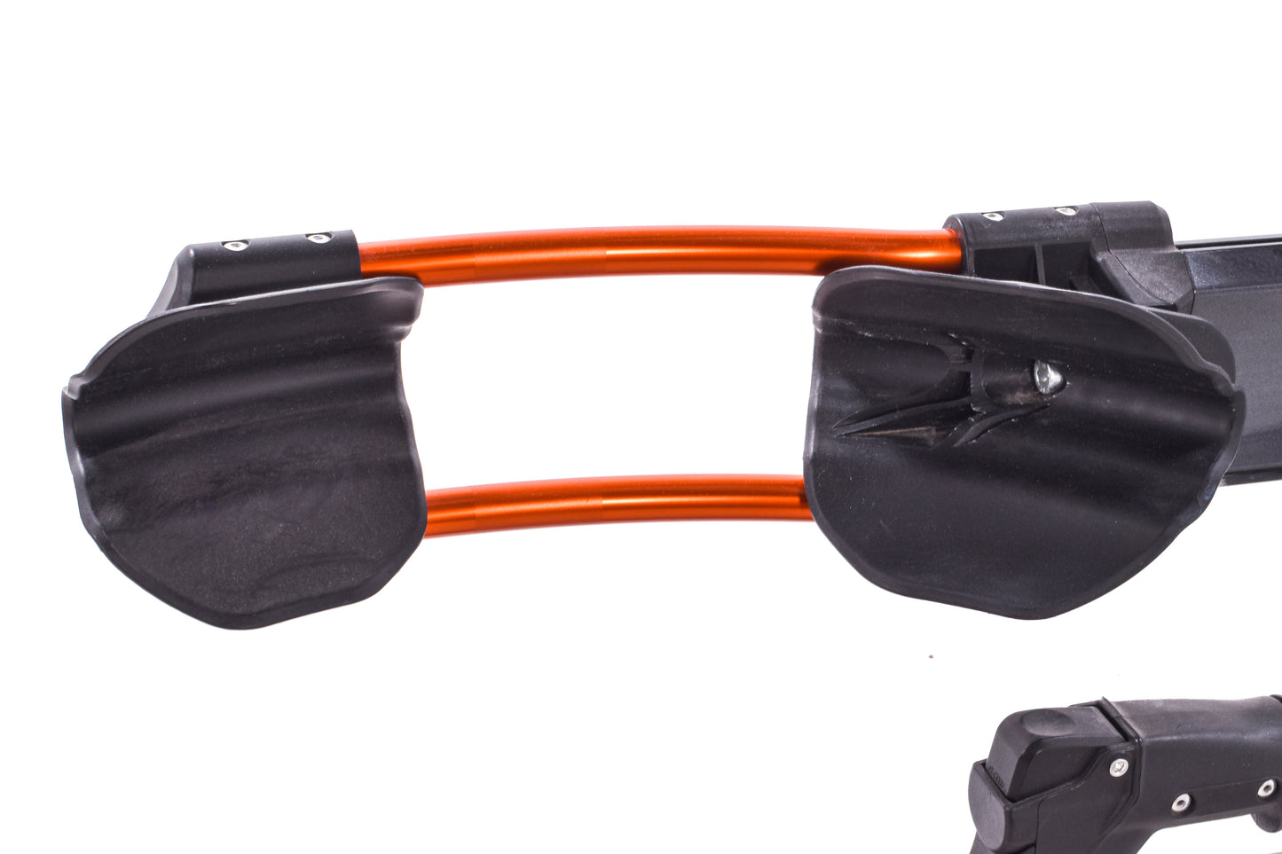 USED Kuat NV 2.0 4 Bike Rack Base w/ Add On Metallic Gray/Orange 2" Receiver