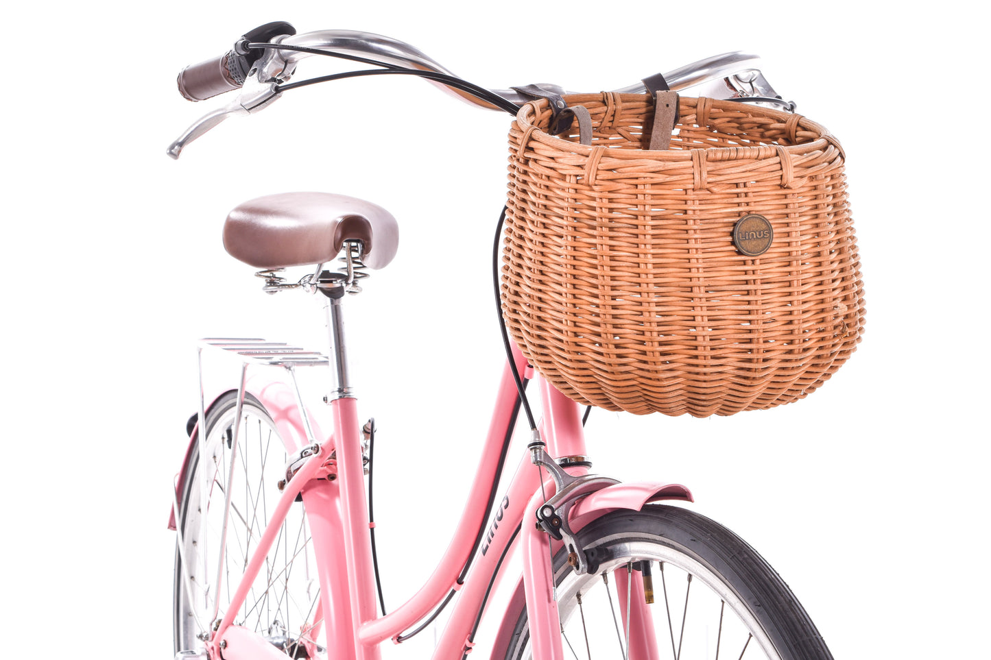 USED Linus Dutchi 3i Urban Cruiser Medium Step Thru Pink Townie Basket