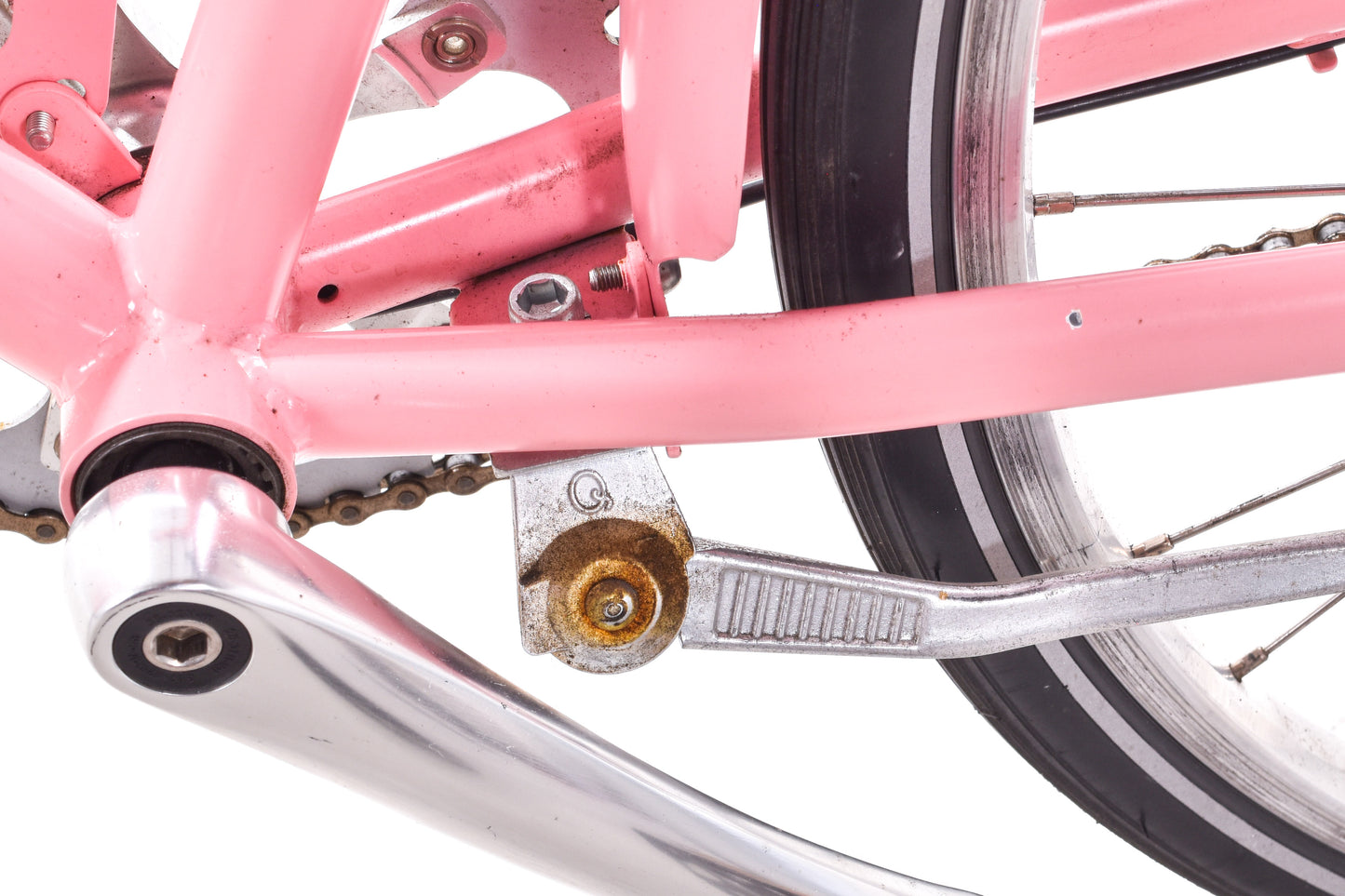 USED Linus Dutchi 3i Urban Cruiser Medium Step Thru Pink Townie Basket