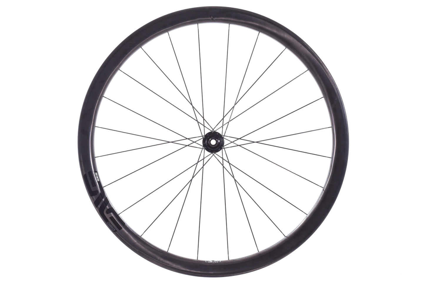 USED ENVE SES 3.4 Carbon 700C Front Road Wheel CL Disc DT Swiss 240s Fifteen 12x100mm 24H Hub