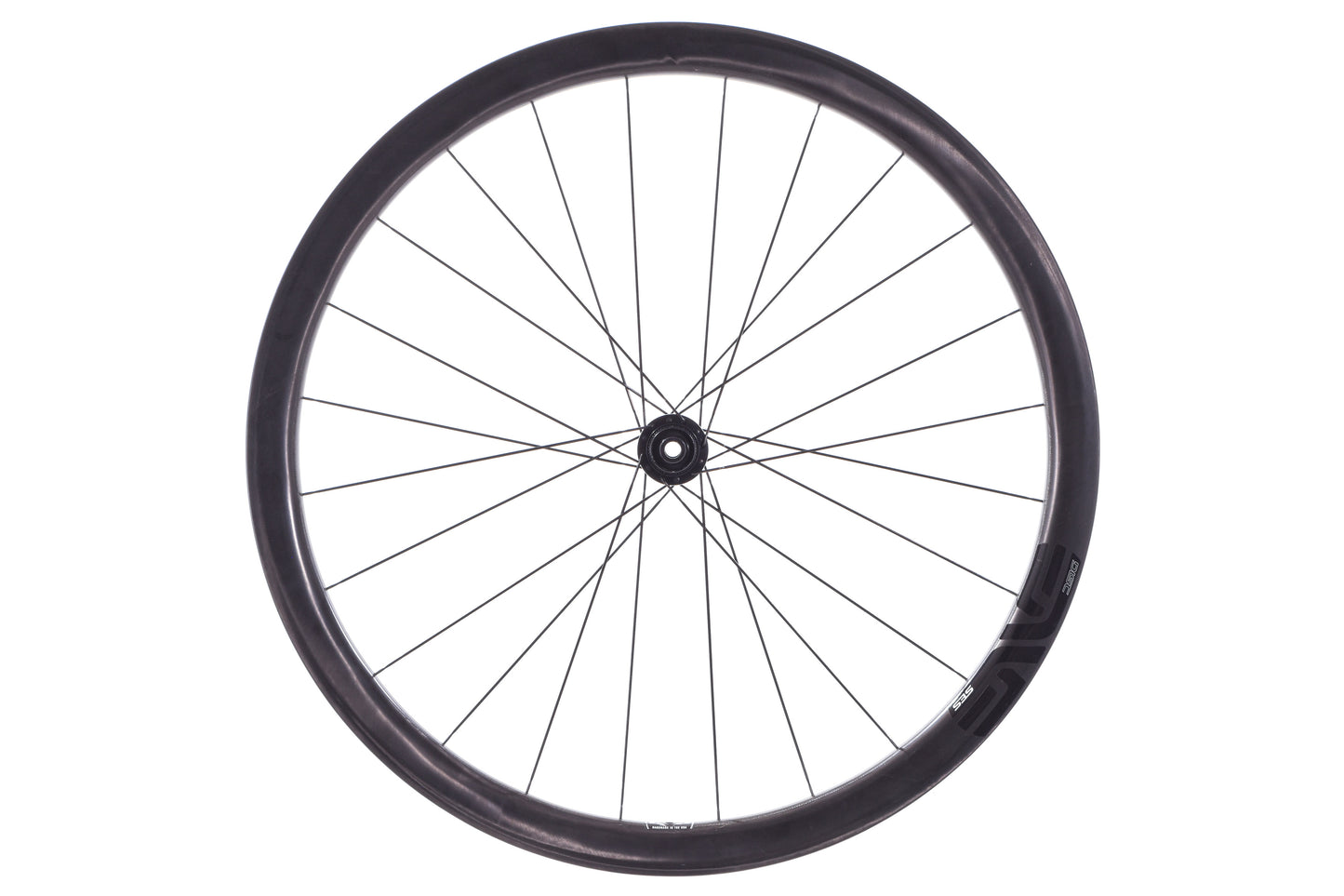USED ENVE SES 3.4 Carbon 700C Front Road Wheel CL Disc DT Swiss 240s Fifteen 12x100mm 24H Hub