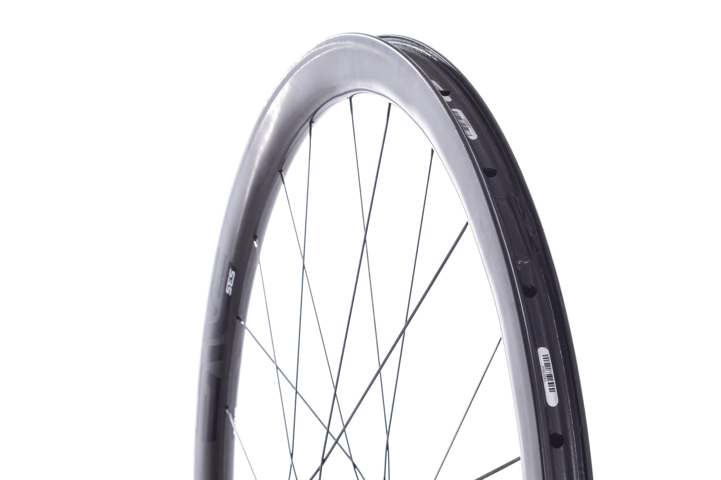 USED ENVE SES 3.4 Carbon 700C Front Road Wheel CL Disc DT Swiss 240s Fifteen 12x100mm 24H Hub