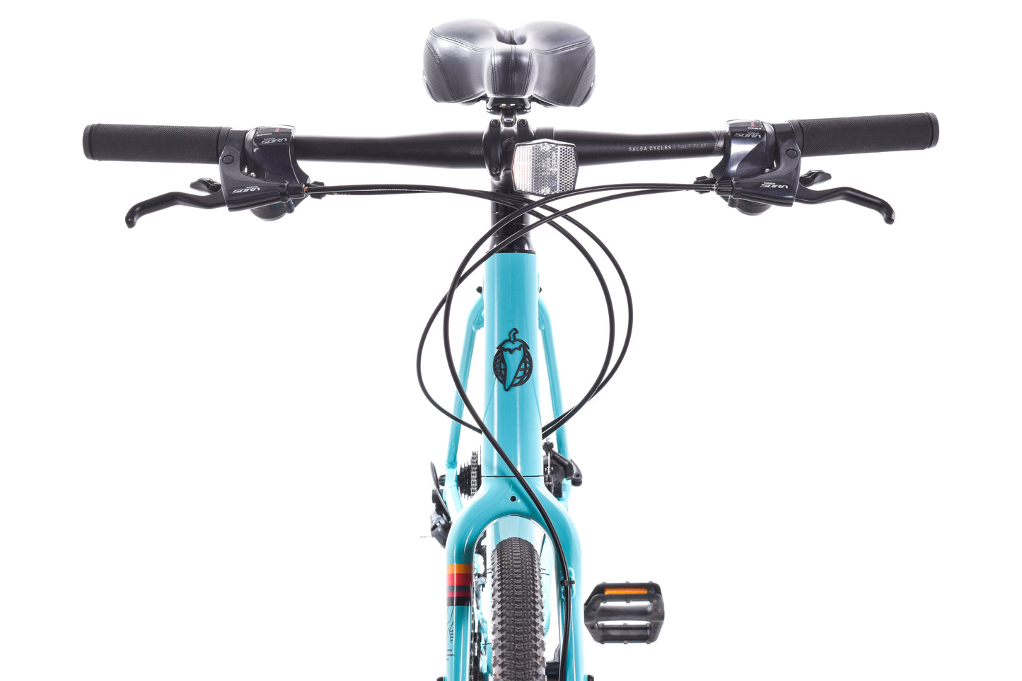 USED Salsa Journeyer Flat Bar Alloy Gravel Bike Large Shimano Sora 2x9 speed 700c Journeyman