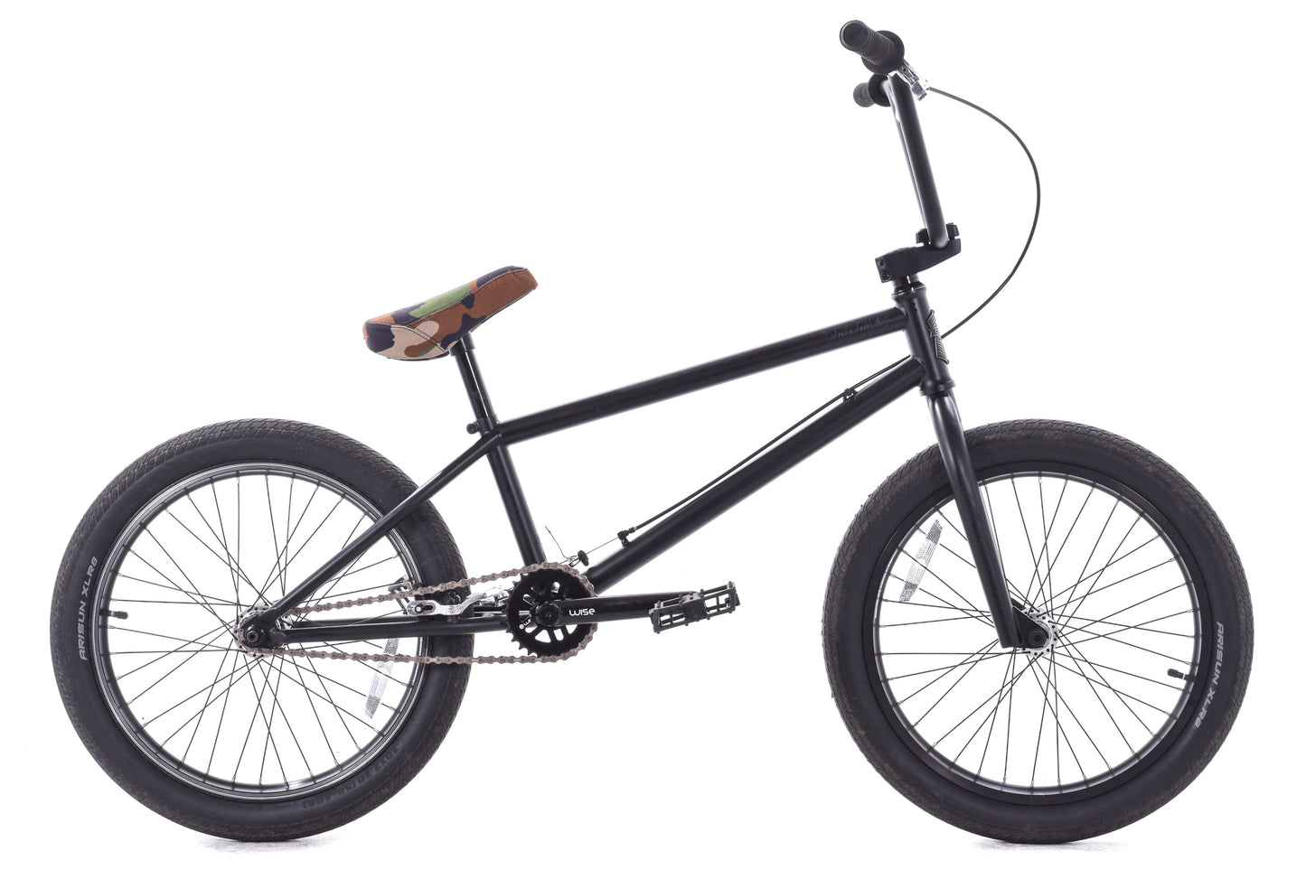 USED DK Flux BMX Bike Black 21.25" 20" Wheels Rear Rim Brake 28T x 10T