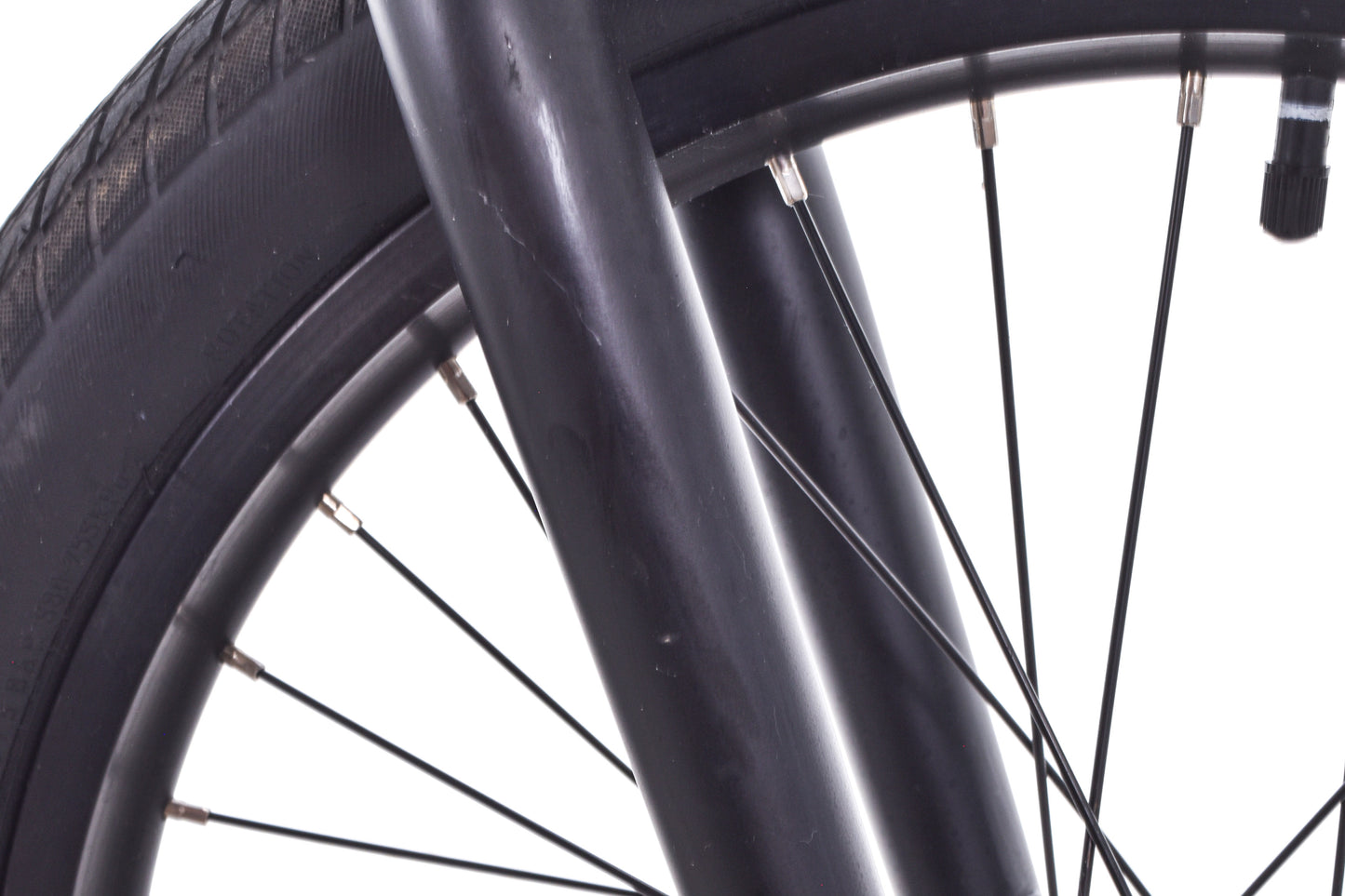 USED DK Flux BMX Bike Black 21.25" 20" Wheels Rear Rim Brake 28T x 10T