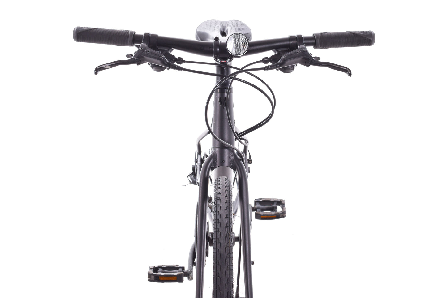 USED Trek FX 2 Small Hybrid Bike Hydraulic Disc Brakes Black Shimano 3x8 Speed