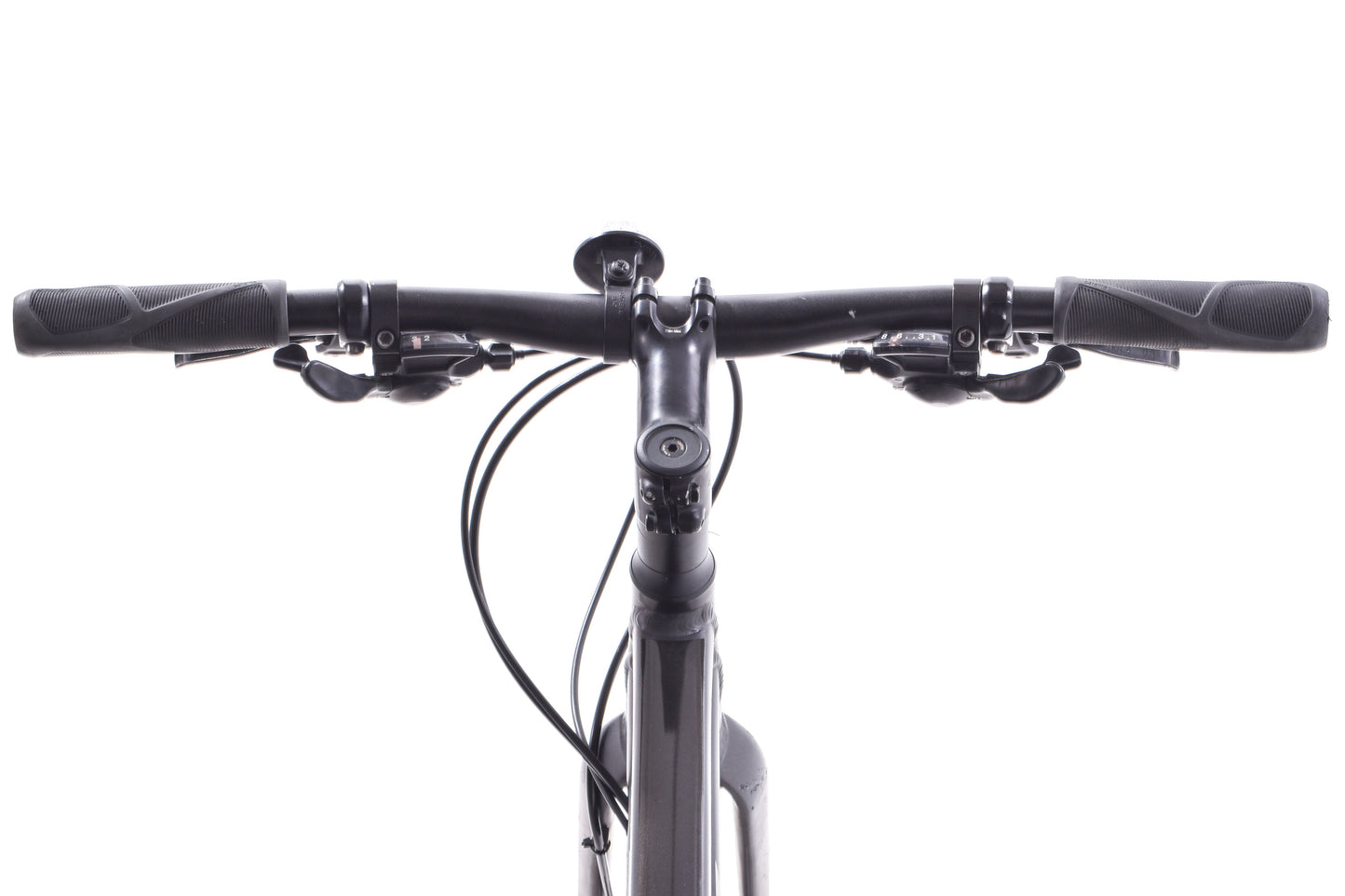 USED Trek FX 2 Small Hybrid Bike Hydraulic Disc Brakes Black Shimano 3x8 Speed